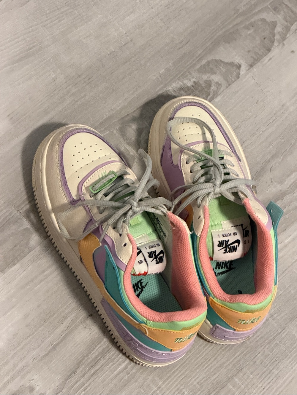 Nike Wmns Air Force 1 Shadow 'Pale Ivory' 6.5 - Picture 3 of 6
